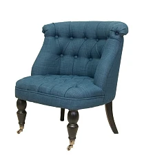 Низкое кресло каминное Aviana Indigo синий на заказ в интернет-магазине в Санкт-Петербурге