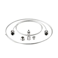 фото 61355 Аксессуар для подвесного светильника SALOBRENA 1, L1300, сталь, хром (комплект 2шт.) в Санкт-Петербурге