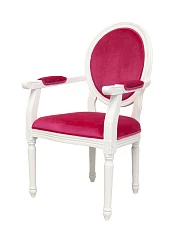 купить стильный Мягкий стул с подлокотниками Diella Pink в Санкт-Петербурге