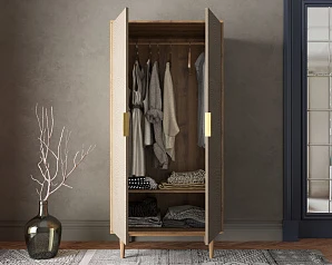 купить стильный Шкаф малый двухстворчатый "Line" R24/beige в Санкт-Петербурге