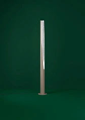 390283 Торшер с ножным выключателем PREBONE 2, 1X5,7W (GU10), 1X540lm, H1800, алюминий, сталь, песочный, серебряный в интерьере в Санкт-Петербурге