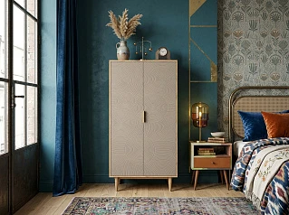 Шкаф малый двухстворчатый "Лайн (Line)" R24/beige в интернет-магазине в Санкт-Петербурге