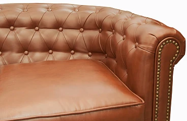 купить красивый Диван кожаный Karo brown 3S в Санкт-Петербурге