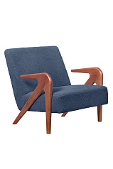 Кресло в современном стиле синее Arrow BR в интерьере в Санкт-Петербурге