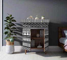 красивый Комод "Berber" большой принт 19 арт BB12/Print_19 в интернет-магазине в Санкт-Петербурге