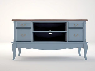 купить красивый Комод под TV "Leontina Blue" арт ST9328B в интернет-магазине в Санкт-Петербурге
