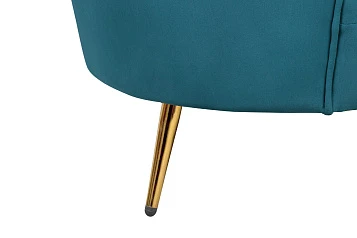 Диван ракушка для гостиниц Pearl Triple Marine Velvet в Санкт-Петербурге
