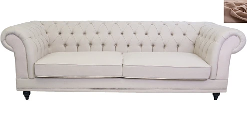 фото Диван мягкий арт-деко Neylan коричневый в интерьере в Санкт-Петербурге