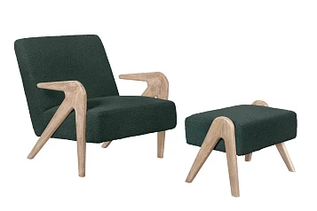 фото Кресло с пуфом Arrow Oak в Санкт-Петербурге