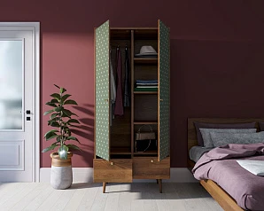 заказать Шкаф двухстворчатый "Berber" принт 12 арт BB16/Print_12 в интернет-магазине в Санкт-Петербурге