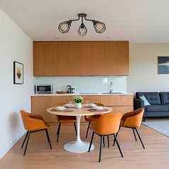 красивые 31531 Люстра TARBES, 3x60W(E27), сталь, черный на заказ в Санкт-Петербурге