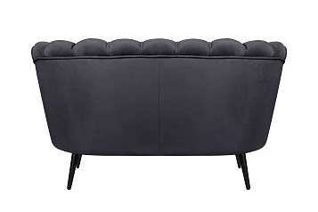 Дизайнерский диван Pearl Double Black на черных ножках в интернет-магазине в Санкт-Петербурге