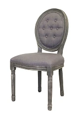 фото Дизайнерский обеденный стул модерн Volker Button Grey в Санкт-Петербурге