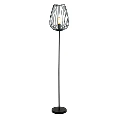 фото 49474 Торшер NEWTOWN, 1x60W (E27), ?275, L235, H1595, сталь, черный в Санкт-Петербурге