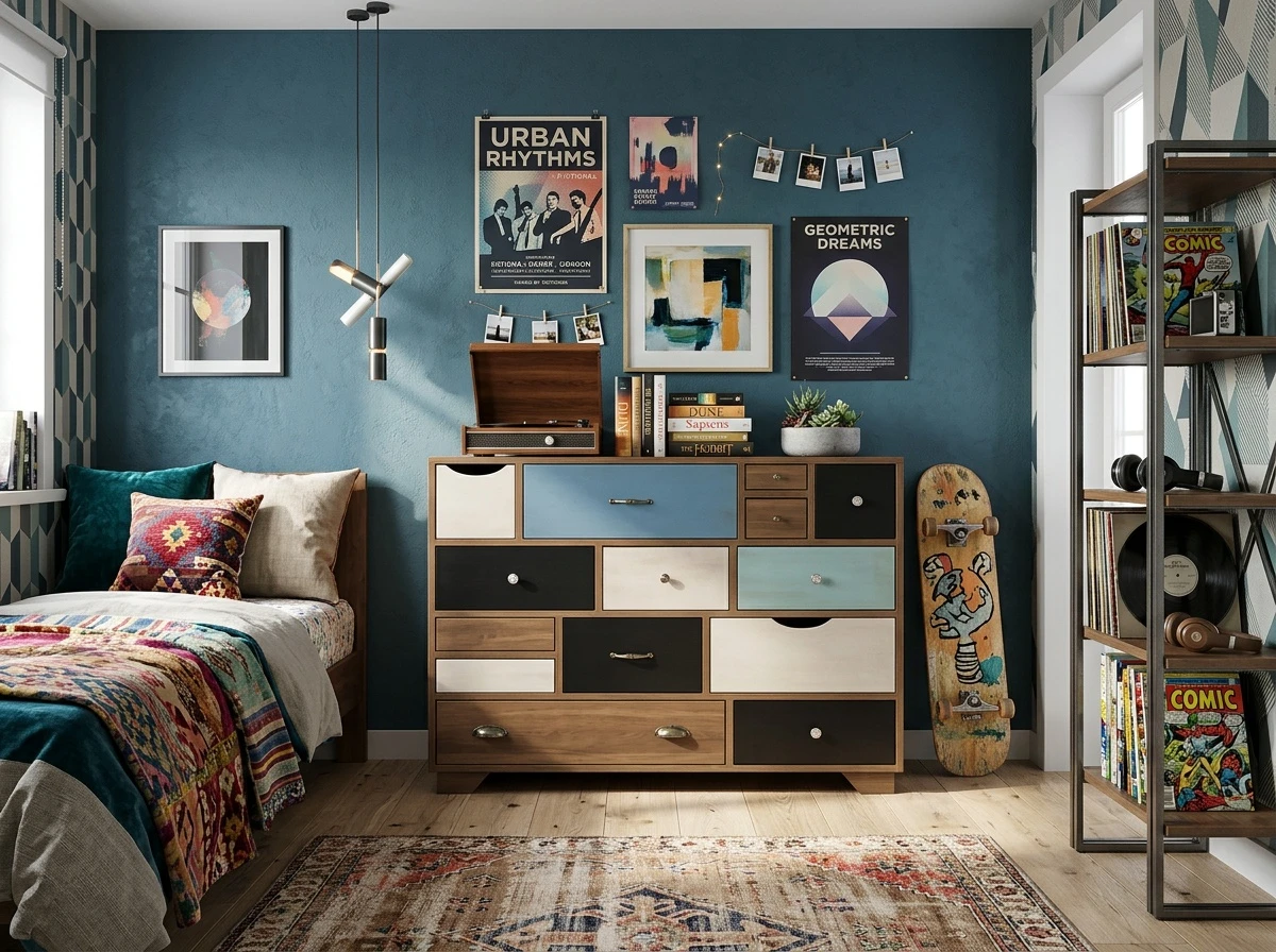 фото Комод «Акварель (Aquarelle)» 14 ящиков арт RE-13ETG/4 в Санкт-Петербурге