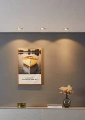 красивые 900745 Комплект встраиваемых диммируемых светильников SALICETO, 3X6W (LED), 2700K, 1350lm, ?88, алюминий, белый / стекло, прозрачный, белый в интернет-магазине в Санкт-Петербурге