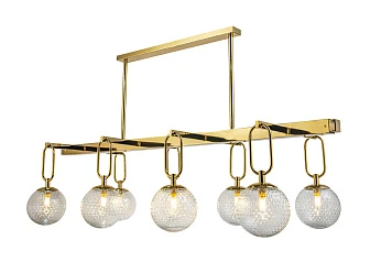 Люстра Sebastian 8 Gold в интерьере в Санкт-Петербурге