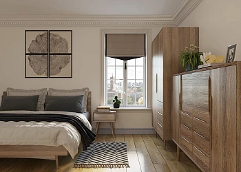 Шкаф в скандинавском стиле 