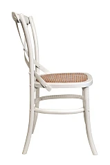 Стул ретро Cross Back White Ver.2 в интерьере в Санкт-Петербурге