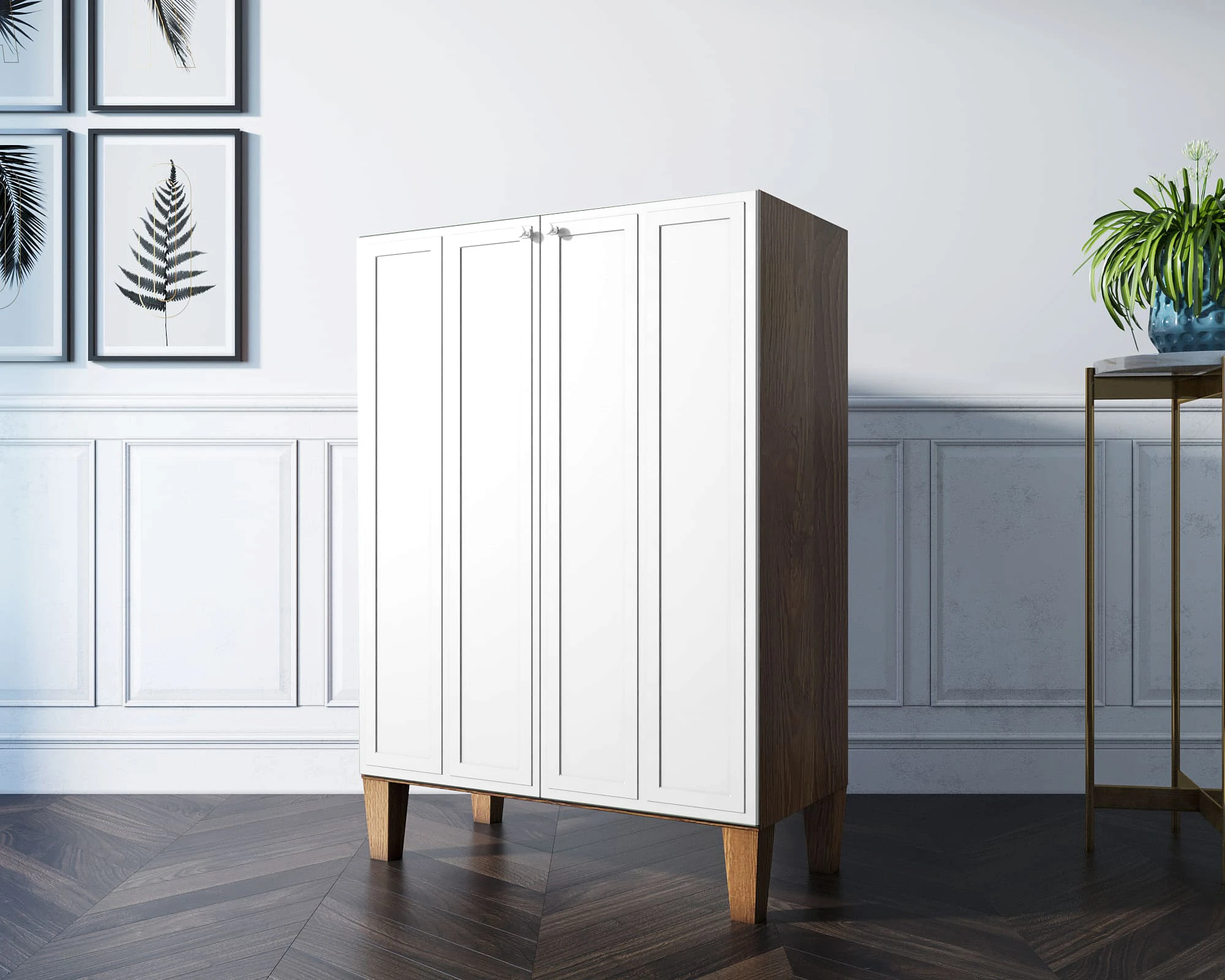 купить Шкаф-буфет "Andersen" малый арт AN18WH в интернет-магазине в Санкт-Петербурге