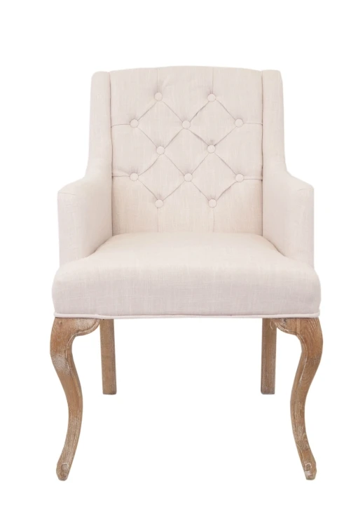 купить Мягкий стул с подлокотниками Deron White в интернет-магазине в Санкт-Петербурге