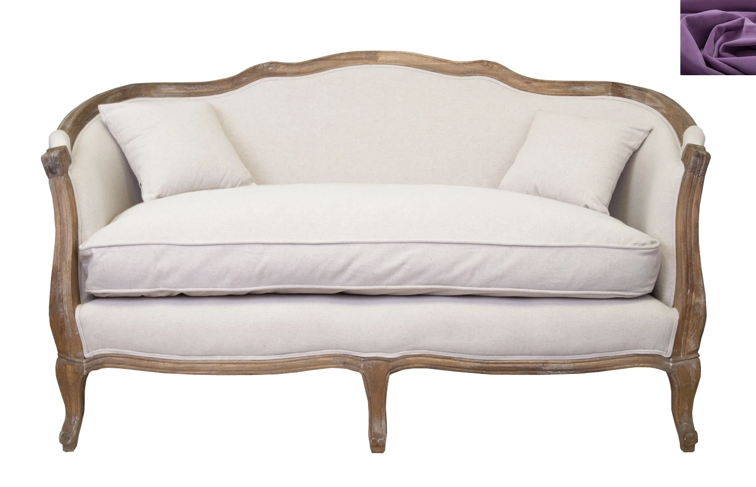 заказать Диван ампир Darcy 2 фиолетовый в интернет-магазине в Санкт-Петербурге