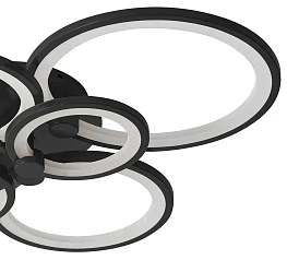 стильные Люстра Oris 6 rings black в Санкт-Петербурге