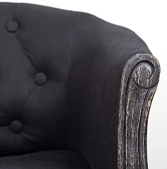 фото Низкое кресло ретро Kandy Black Old в Санкт-Петербурге