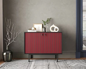 купить Комод с двумя дверками "Emerson" арт EM02/red/L в интернет-магазине в Санкт-Петербурге