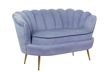 фото Диван ракушка Pearl Double Blue в интерьере в Санкт-Петербурге