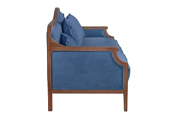 фото Диван с высокой спинкой для гостиниц Madesta Blue в интерьере в Санкт-Петербурге