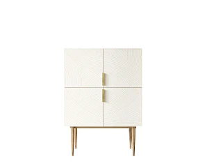 Малый комод с четырьмя дверками на высоких ножках "Line" LN13/GR1/beige в интернет-магазине в Санкт-Петербурге