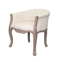 фото Низкое кресло ретро Kandy Beige в интерьере в Санкт-Петербурге