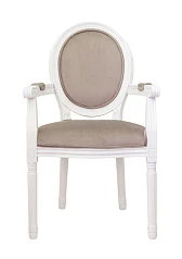 Мягкий стул с подлокотниками Volker Arm Taupe на заказ в Санкт-Петербурге