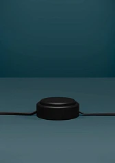 390486 Светодиодный торшер с регулировкой цветовой температуры PANTOJA, 1X5,8W(LED) ,2200-6500K, 1100lm, сталь, черный, янтарный в интерьере в Санкт-Петербурге