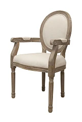 красивый Мягкий стул с подлокотниками Volker Arm Beige в интернет-магазине в Санкт-Петербурге