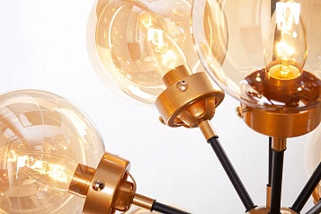 фото Люстра Bistro Glob 12 в интерьере в Санкт-Петербурге