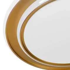 902044 Светодиодный настенно-потолочный светильник с регулировкой цветовой температуры MOSCHETTA, 24W(LED), ?400,2700K, 4000K, 6500K, 2800lm, сталь, з в интернет-магазине в Санкт-Петербурге