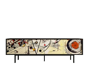 Комод с восемью ящиками "Emerson" by Kandinsky арт EM03/Print_01 на заказ в Санкт-Петербурге