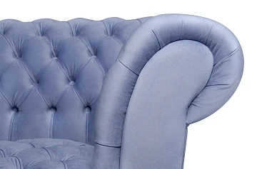 купить стильный Двухместный диван Lina Blue-B синий в интернет-магазине в Санкт-Петербурге