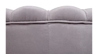 заказать Низкое кресло ракушка Pearl Grey на черных ножках в Санкт-Петербурге