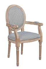Мягкий стул с подлокотниками Volker Arm Black Pinstripe в интернет-магазине в Санкт-Петербурге