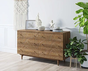 Комод "Boho" 6 ящиков джангл арт BH08 на заказ в Санкт-Петербурге