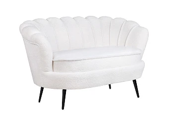 купить Двухместный диван Pearl Double Boucle на черных ножках в Санкт-Петербурге