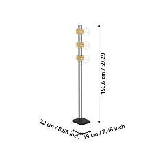 купить стильные 390194 Торшер с ножным выключателем LEVANTARA в Санкт-Петербурге