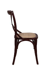 Стул Cross Back Chocolate в интерьере в Санкт-Петербурге