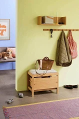 заказать стильные БАНКЕТКА BIFI HUBSCH, СВЕТЛО - СЕРЫЙ / НАТУРАЛЬНЫЙ в Санкт-Петербурге