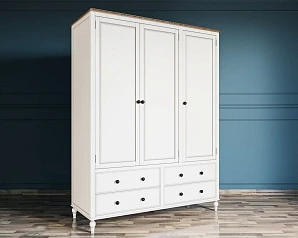 стильные Шкаф трехстворчатый "Odri" с ящиками арт od2127KR3 в Санкт-Петербурге