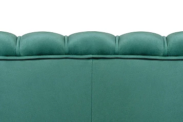 заказать Диван ракушка для гостиниц Pearl Triple Green V2 на черных ножках в Санкт-Петербурге