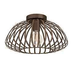 купить 901096 Потолочная люстра ESPINAL, 1х40W (E27), H220, ?385, сталь / бронзовый в Санкт-Петербурге